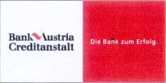 Зарегистрированный товарный знак компании Bank Austria AG